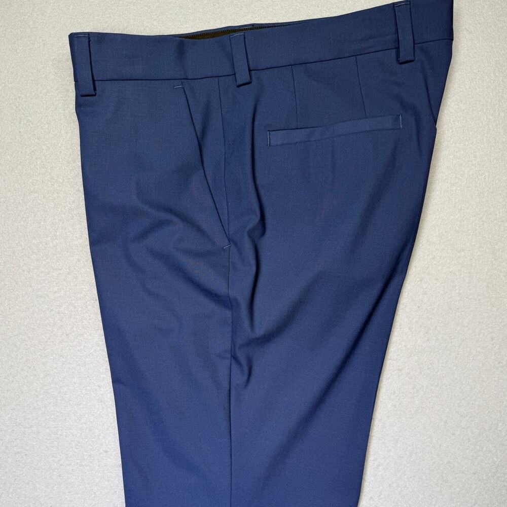 HUGO by Hugo Boss Men's Modern-Fit Wool Blend Suit pants blue 36x32 $190
